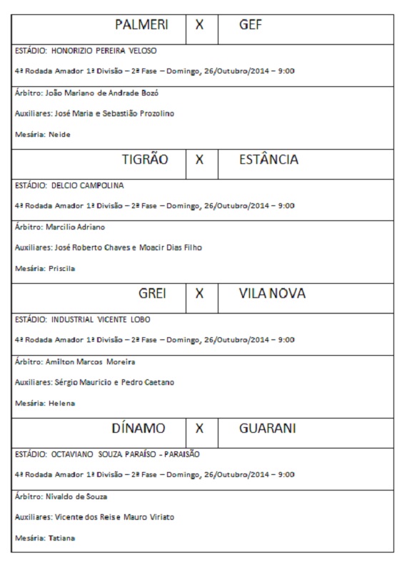 Arbitragem Amadorão 4ª rodada - 4